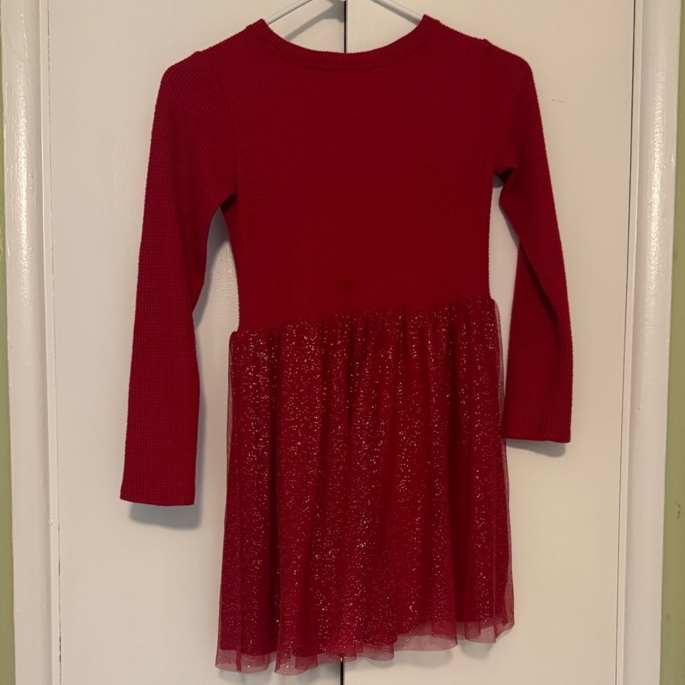 Cat & Jack Vibrant Red Knit Top - Picture 5 of 5